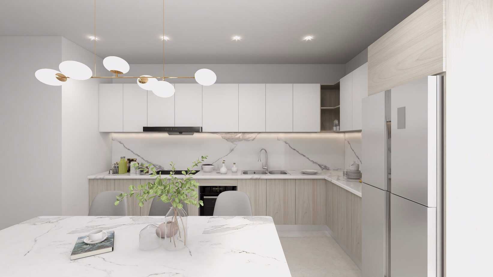 5 Cách Bố Trí Thông Minh Cho Không Gian Bếp Chật Hẹp