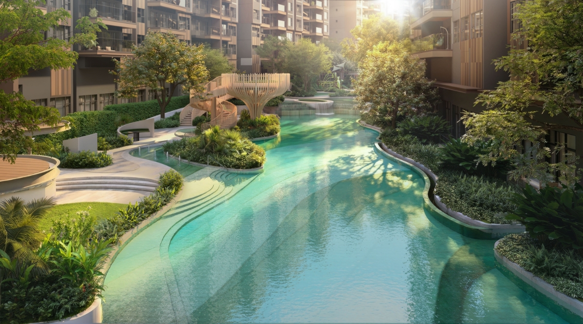 Nhịp xanh thanh bình tại miền sống Maison.